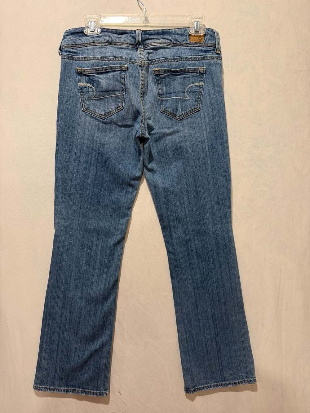 Y2K American Eagle Stretch Mid-Rise Distressed Denim Jeans